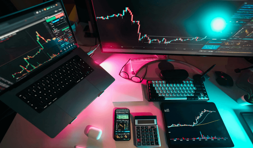 A graph showing the upward trend of tech stocks to buy for the next bull market.